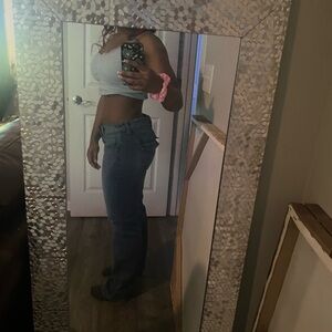 Fashion Nova Blue Boot Cut Jeans